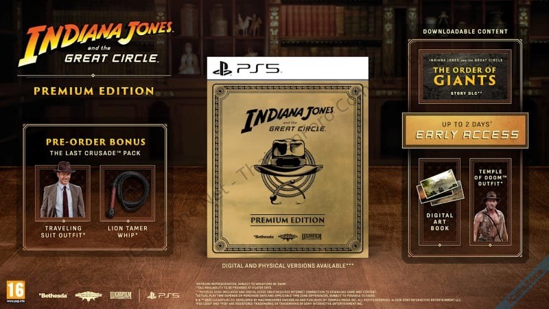 เกม Indiana Jones เวอร์ชัน PS5 ไฟล์ขนาด 125GB แต่ใส่มาในแผ่น 20GB ต้องโหลดเพิ่มอยู่ดี-1.jpg