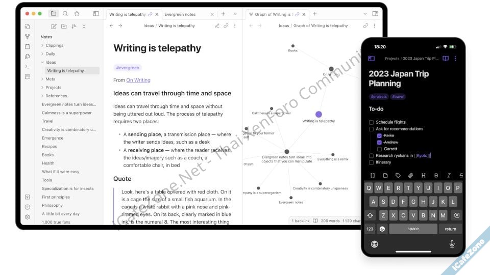 แอพจดโน้ต Obsidian เลิกบังคับจ่ายเงินสำหรับใช้ในองค์กร เปิดให้ใช้ฟรีแล้ว-1.jpg