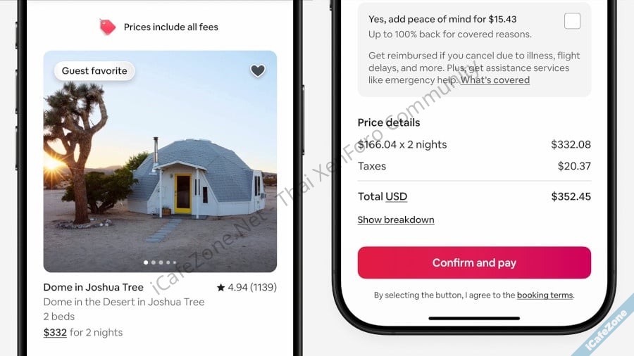 Airbnb ปรับวิธีแสดงราคาที่พักเป็นราคารวม Total Price ให้ผู้ใช้ทั้งโลก เพื่อความโปร่งใส-1.jpg