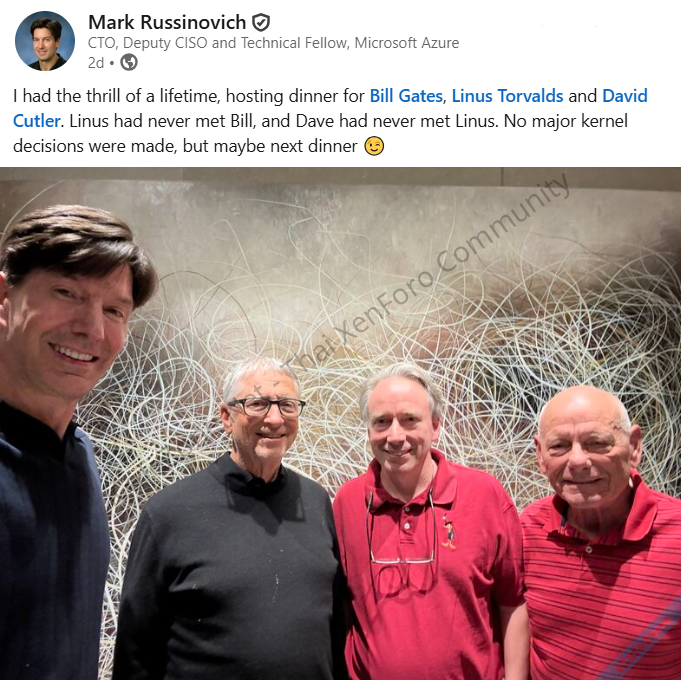 Bill Gates และ Linus Torvalds พบและถ่ายภาพร่วมกันเป็นครั้งแรก-1.png