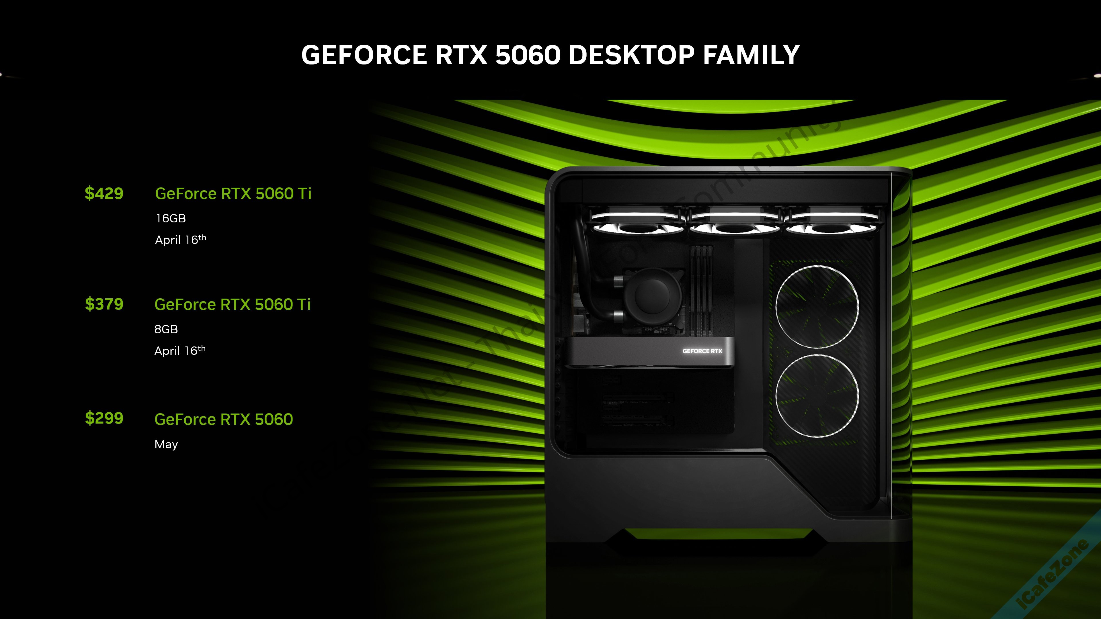 Blackwell มหาชน เปิดตัว GeForce RTX 5060 และ 5060 Ti ราคาเริ่มต้น 299 ดอลลาร์-1.jpg Blackwell มหาชน เปิดตัว GeForce RTX 5060 และ 5060 Ti ราคาเริ่มต้น 299 ดอลลาร์-1.jpg