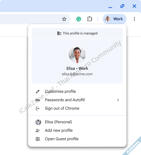 Chrome Enterprise ปรับวิธีแสดงโปรไฟล์บริษัทให้ชัดขึ้น เพิ่มชื่อบริษัทต่อท้ายไอคอนผู้ใช้-2.png