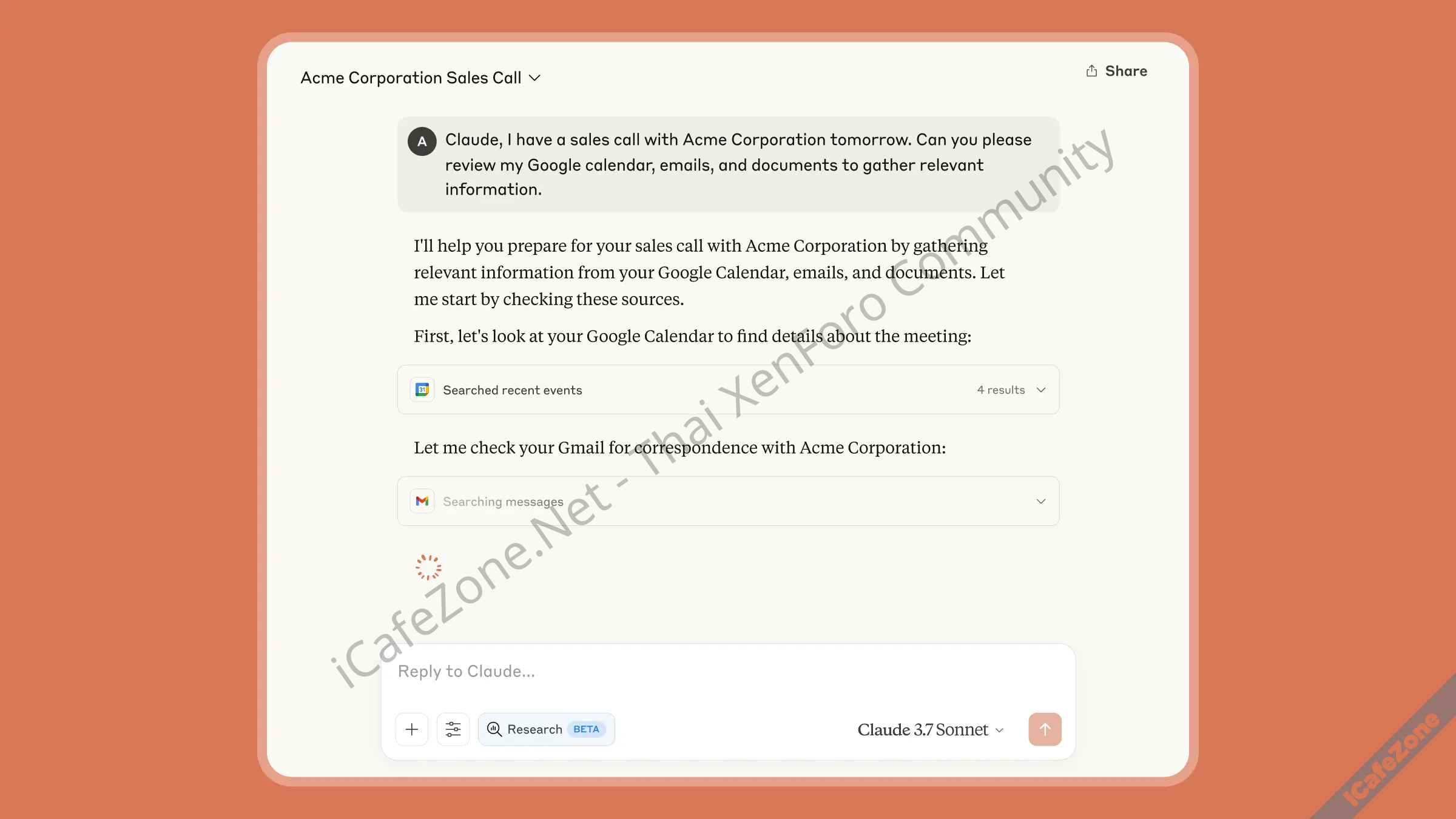 Claude รองรับการเชื่อมต่อ Gmail และ Google Calendar เพิ่มเติมจาก Google Docs-1.png