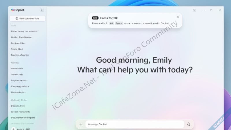 Copilot บน Windows เพิ่มฟีเจอร์ Press to Talk กดปุ่มลัดเพื่อคุยด้วยเสียง-2.jpg