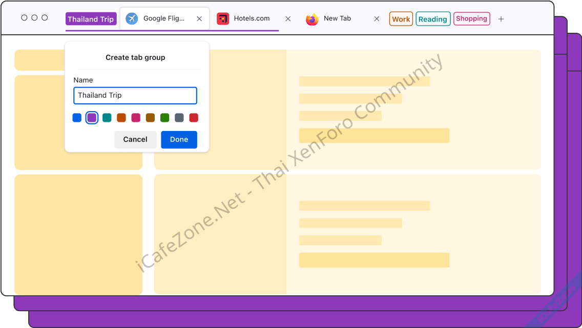 Firefox มีฟีเจอร์จัดกลุ่มแท็บตามหมวดหมู่ที่ต้องการแล้ว-1.png Firefox มีฟีเจอร์จัดกลุ่มแท็บตามหมวดหมู่ที่ต้องการแล้ว-1.png