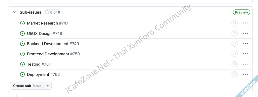 GitHub Issues เพิ่มระบบ SubIssues จัดการบั๊กย่อยๆ ที่เชื่อมโยงกันเป็นบั๊กใหญ่-1.png
