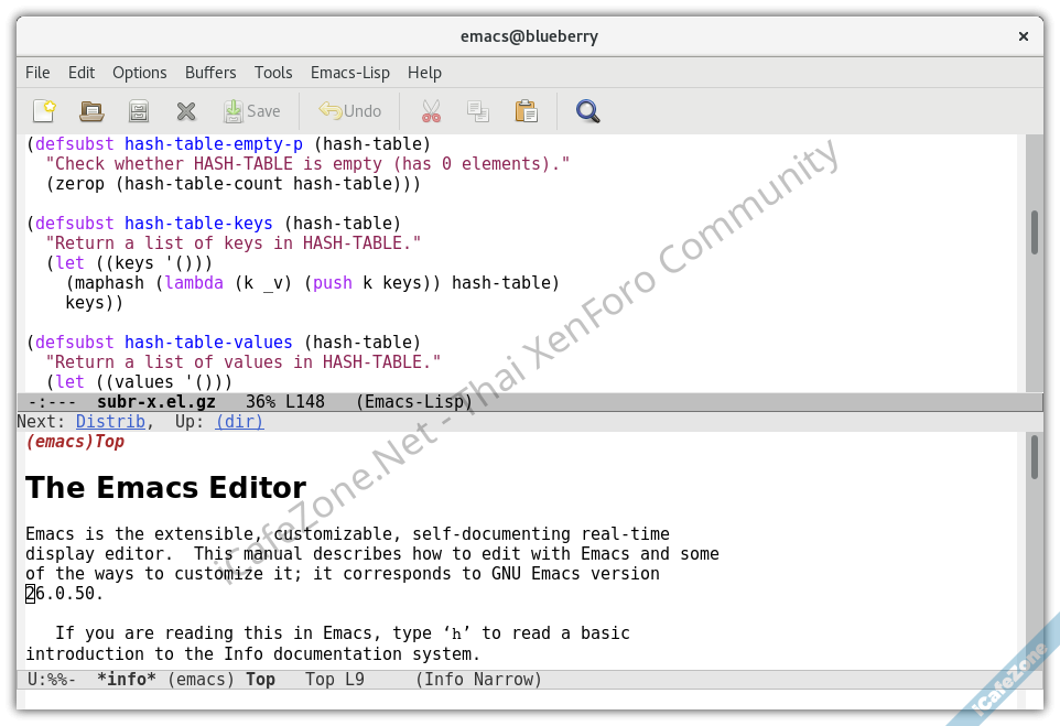 GNU Emacs ออกเวอร์ชัน 301 พอร์ตไปยัง Android แล้ว รองรับไฟล์ JSON-1.png