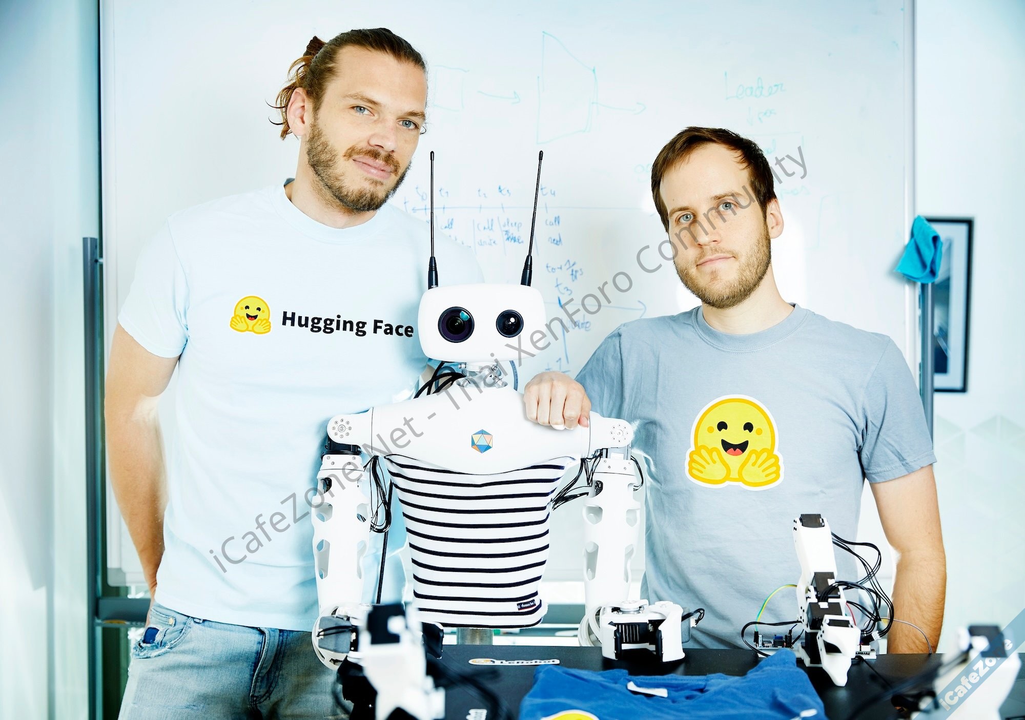 Hugging Face ซื้อกิจการ Pollen บริษัทพัฒนาหุ่นยนต์ ต่อยอด AI หุ่นยนต์แบบโอเพนซอร์ส-1.jpg Hugging Face ซื้อกิจการ Pollen บริษัทพัฒนาหุ่นยนต์ ต่อยอด AI หุ่นยนต์แบบโอเพนซอร์ส-1.jpg