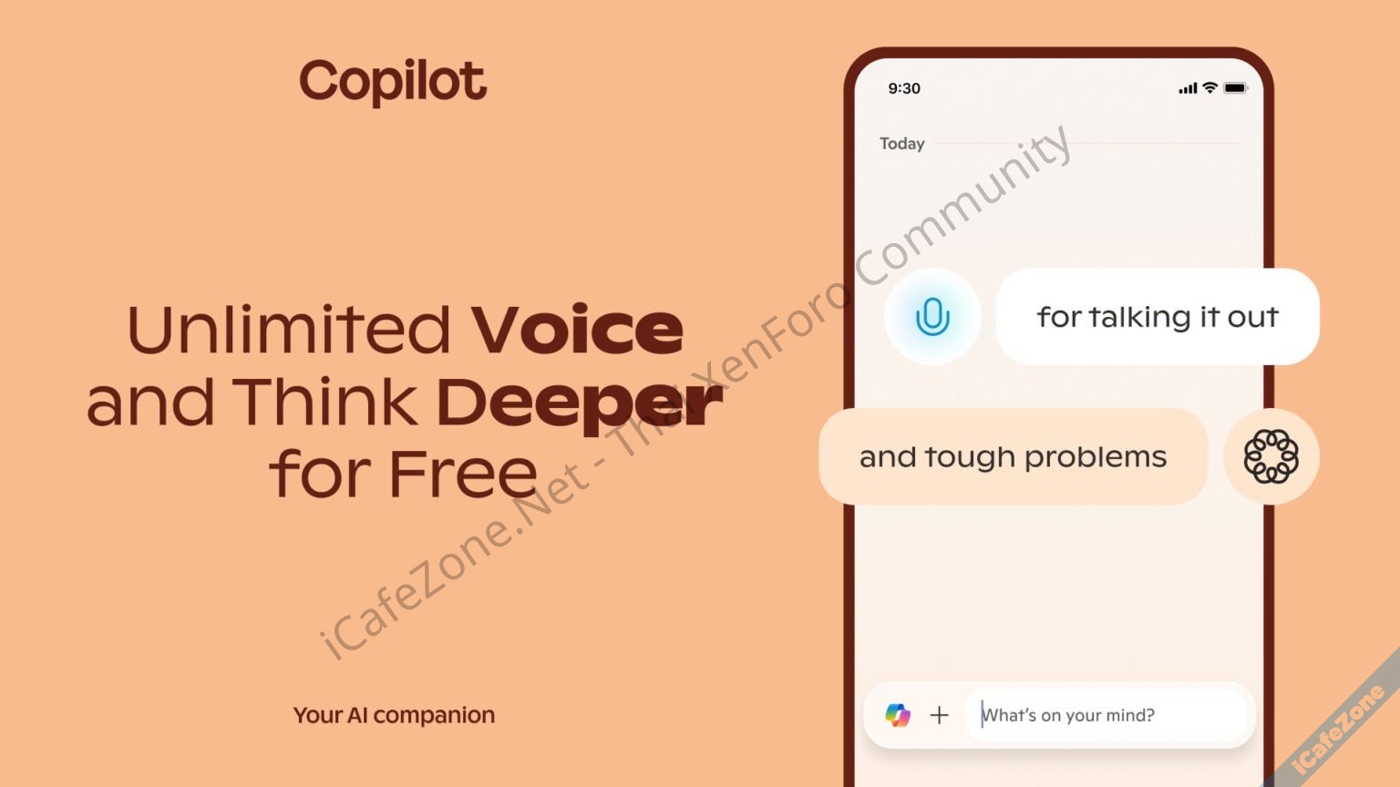Microsoft Copilot เปิดให้ใช้ฟีเจอร์ Think Deeper และ Voice ฟรี ไม่จำกัดจำนวน-1.jpg