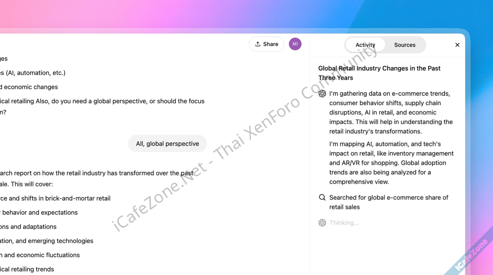 OpenAI ออก Deep Research รุ่น Lightweight เรียกใช้เมื่อตัวหลักครบโควต้า ลูกค้า ChatGPT แบบฟรี...png