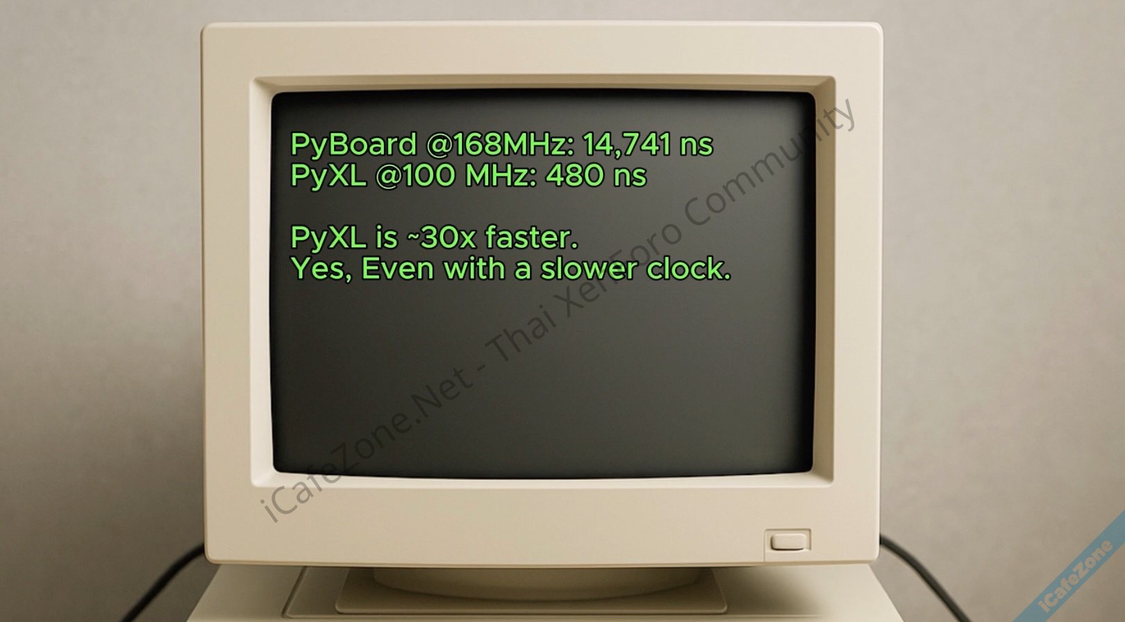 PyXL ชิปรัน Python Bytecode โดยตรง ควบคุมฮาร์ดแวร์โดยมีดีเลย์ต่ำเพียง 480ns-1.jpg PyXL ชิปรัน Python Bytecode โดยตรง ควบคุมฮาร์ดแวร์โดยมีดีเลย์ต่ำเพียง 480ns-1.jpg