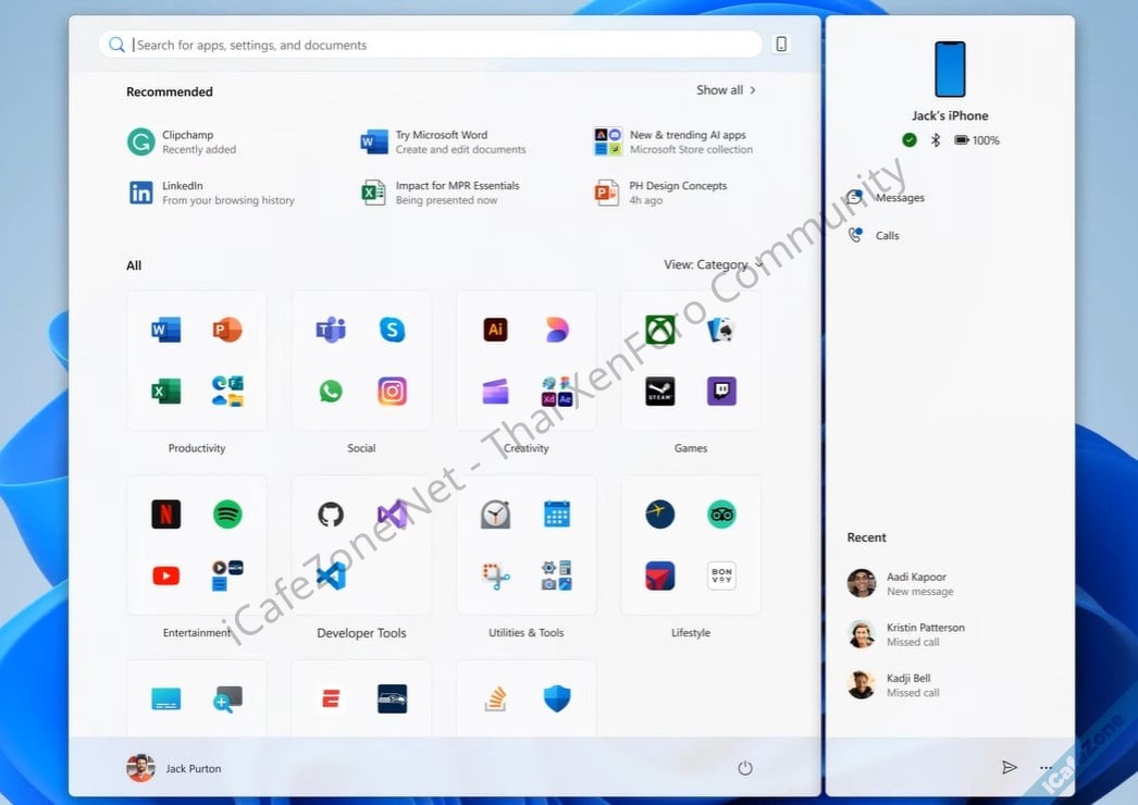 Windows 11 ปรับหน้าตา Start Menu ใหม่ แสดง All Apps ในหน้าแรกแล้ว-4.jpg
