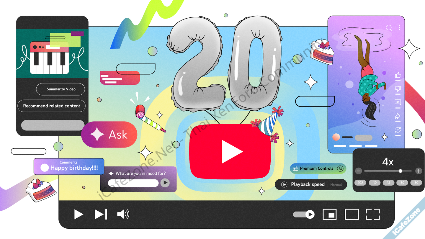 YouTube มีอายุครบ 20 ปีแล้ว ประกาศสถิติน่าสนใจ พร้อมเพิ่มฟีเจอร์ใหม่หลายอย่าง-1.png