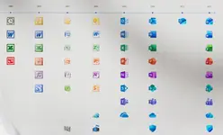 Microsoft 365 ปรับดีไซน์ไอคอนใหม่ในรอบ 7 ปี สีสันสดใสขึ้น ใช้ Gradient และเส้นโค้งมากขึ้น-2.webp