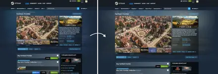 Steam ปรับหน้าเว็บใหม่ให้กว้างขึ้น รองรับภาพหน้าจอขนาดใหญ่ขึ้น-1.webp